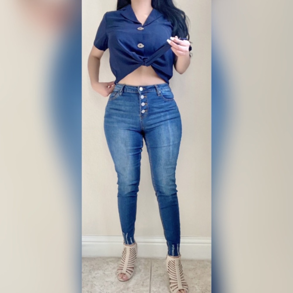 High Rise Skinny Jeans